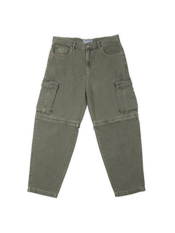 Frosted Skateboards MEN'S CARGO TRANSFORMER PANTS CHILL GREEN