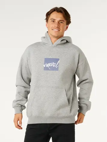 RIP CURL HOMMES RIP SCRIPT ICON HOOD GREY MARLE