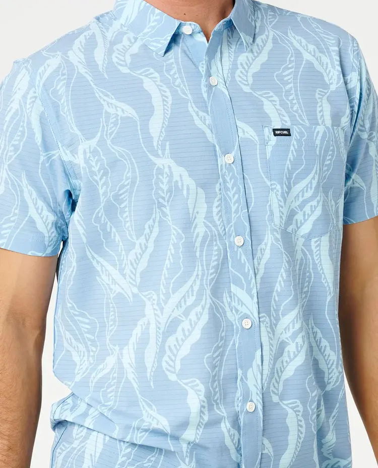 RIP CURL HOMMES VAPORCOOL SESSIONS AEROTECH SHORT SLEEVE SHIRT