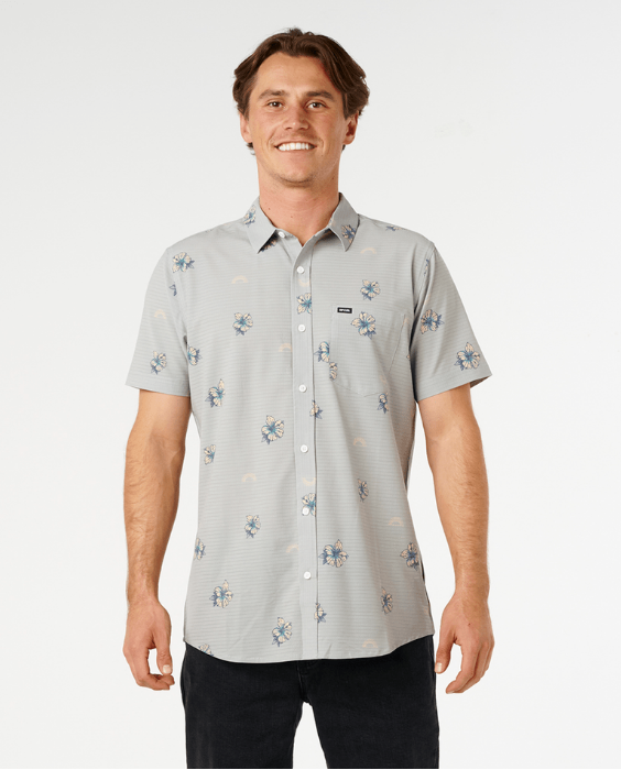 RIP CURL MEN'S VAPORCOOL SESSIONS AEROTECH S/S SHIRT