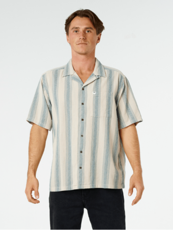 RIP CURL MEN'S CLASSIC SURF WEAVER S/S SHIRT VINTAGE WHITE