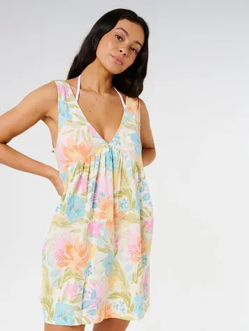 RIP CURL FEMMES CATALINA ISLAND COVER UP MULTI