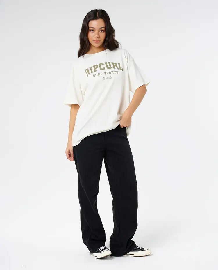 RIP CURL WOMEN'S VARSITY SPORTS HERITAGE TEE