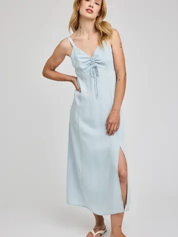 Gentle fawn WOMEN'S RENATA MIDI DRESS BLUE STRIPE