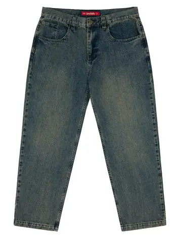 LOVIAH HOMMES OG BAGGY 5 POCKETS DENIM PANTS PINE ENZYME WASH