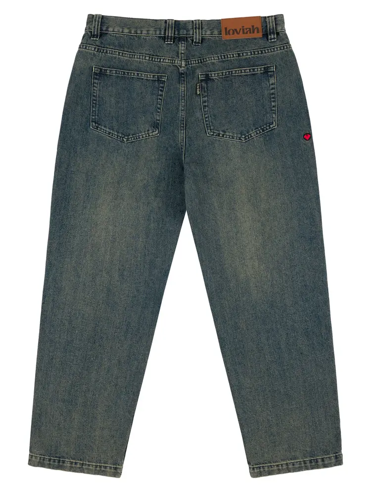 LOVIAH MEN'S OG BAGGY 5 POCKETS DENIM PANTS