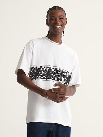Vans HOMMES PALM LEAF T-SHIRT EGRET