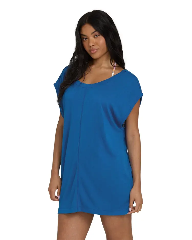 Billabong FEMMES HALLOW WAVE MINI SHORT SLEEVE DRESS