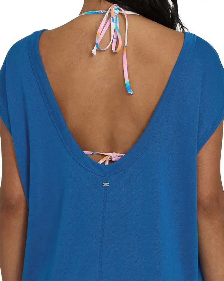 Billabong FEMMES HALLOW WAVE MINI SHORT SLEEVE DRESS