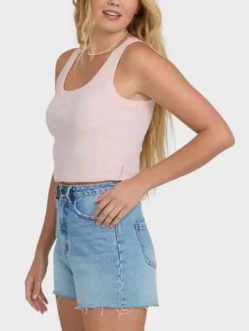 Billabong FEMMES RERUN TANK TOP ROSEWATER