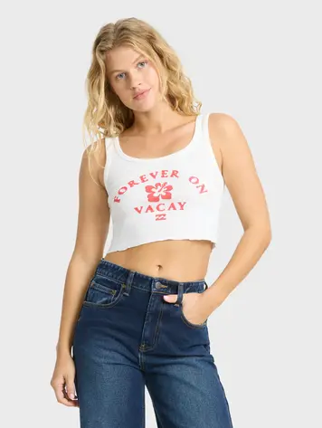 Billabong FEMMES TRAVEL BIKINI TANK TOP SALT CRYSTAL