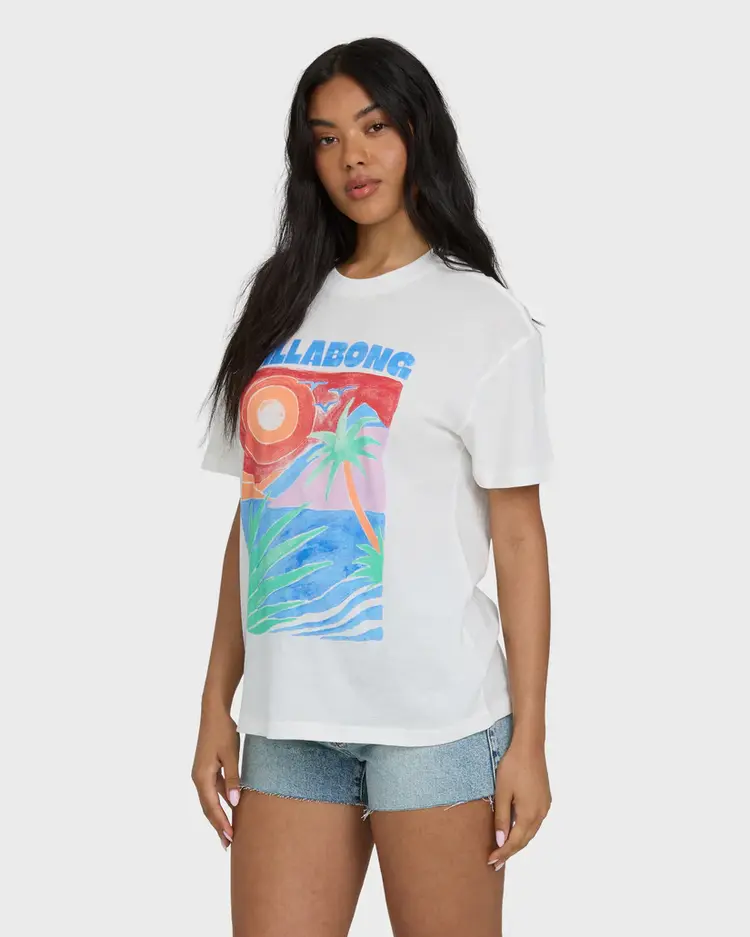 Billabong WOMEN'S HIGHS AND LOWS SHORT SLEEVE T-SHIRT