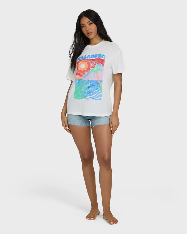 Billabong WOMEN'S HIGHS AND LOWS SHORT SLEEVE T-SHIRT