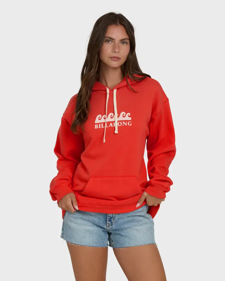 Billabong FEMMES SURFING IN TOWN PULLOVER FLEECE HOODIE