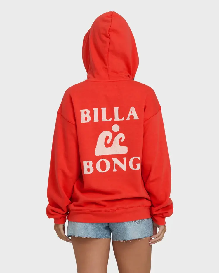 Billabong FEMMES SURFING IN TOWN PULLOVER FLEECE HOODIE
