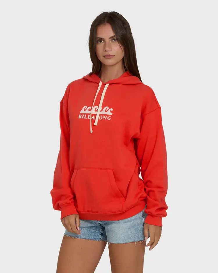 Billabong FEMMES SURFING IN TOWN PULLOVER FLEECE HOODIE