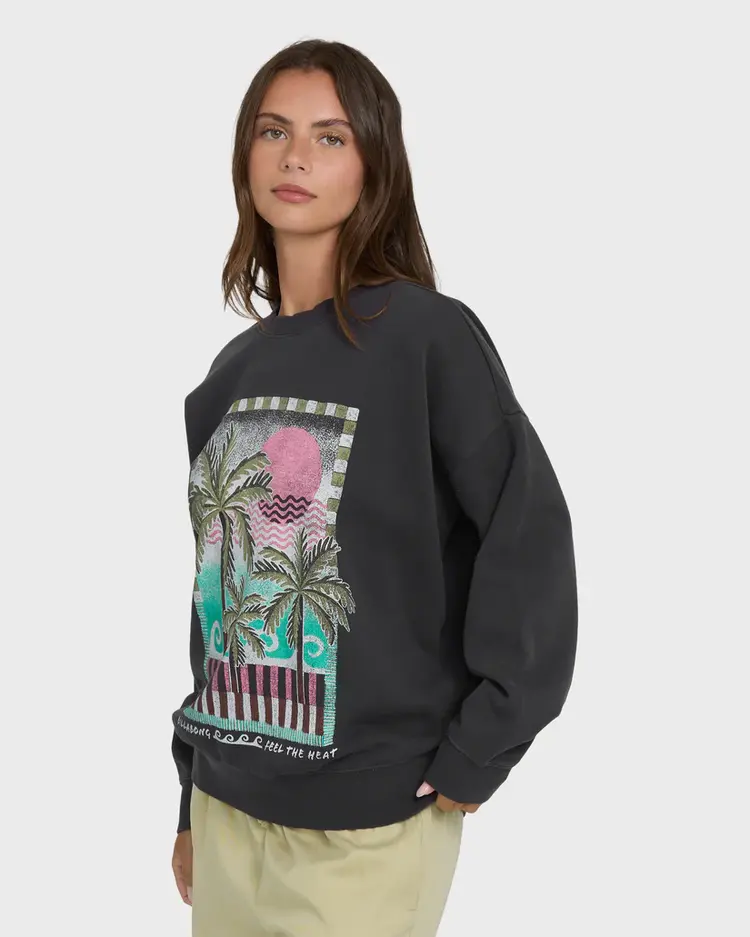 Billabong WOMEN'S ECHO CREWNECK SWEATSHIRT
