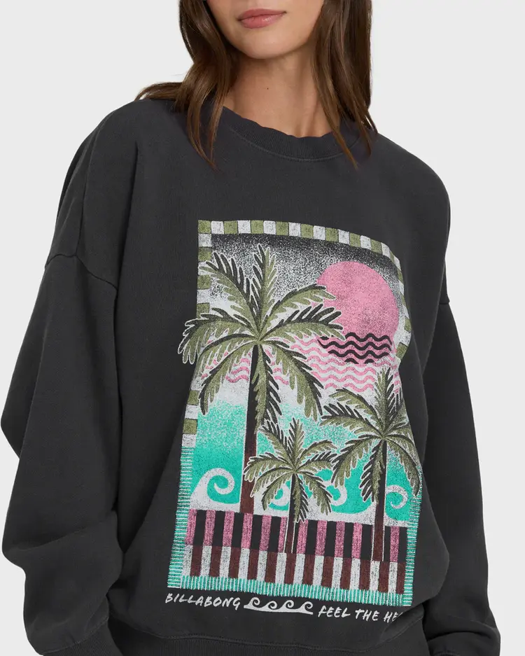 Billabong WOMEN'S ECHO CREWNECK SWEATSHIRT