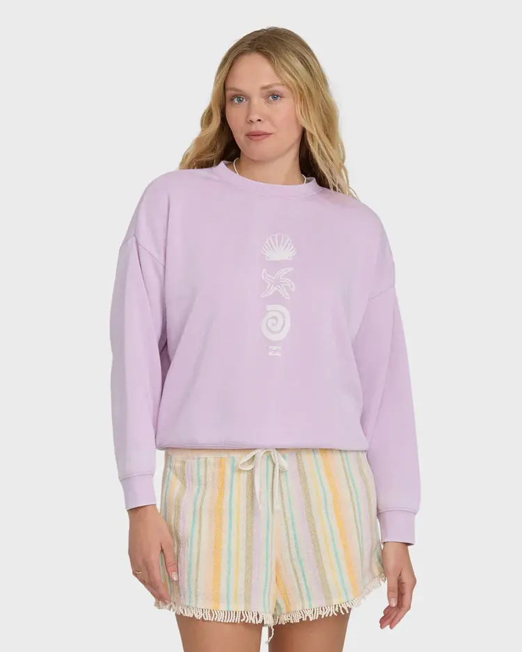 Billabong FEMMES ECHO BURNOUT CREWNECK SWEATSHIRT