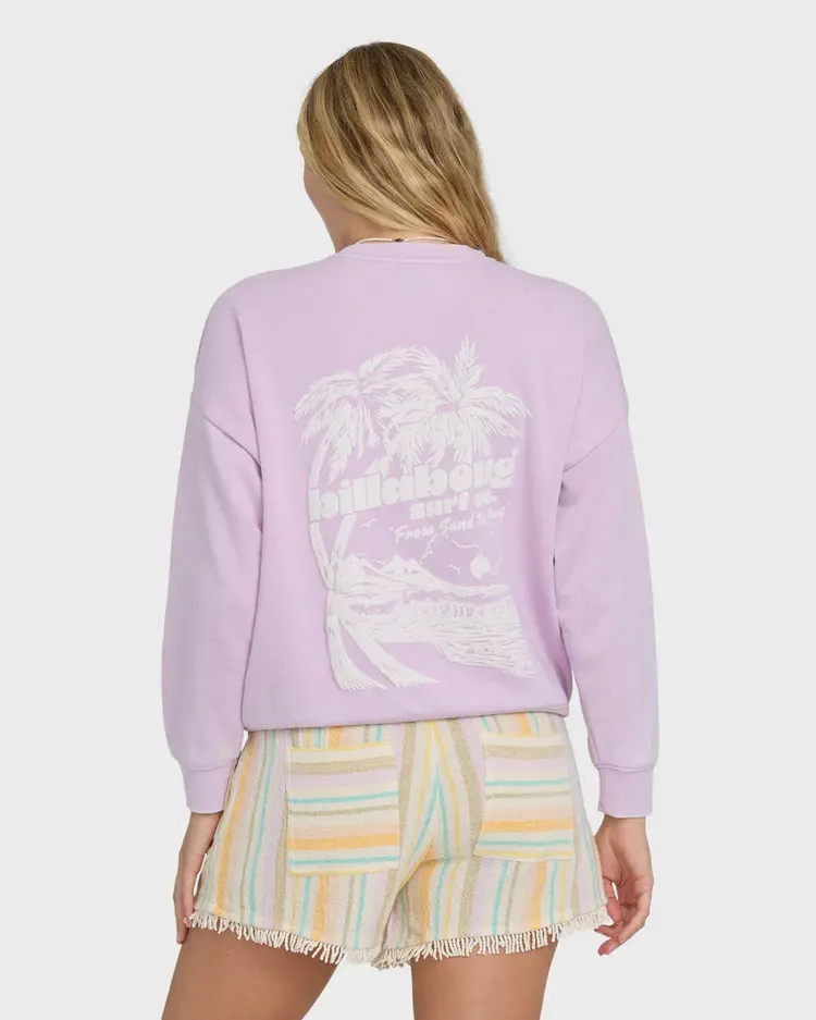 Billabong FEMMES ECHO BURNOUT CREWNECK SWEATSHIRT