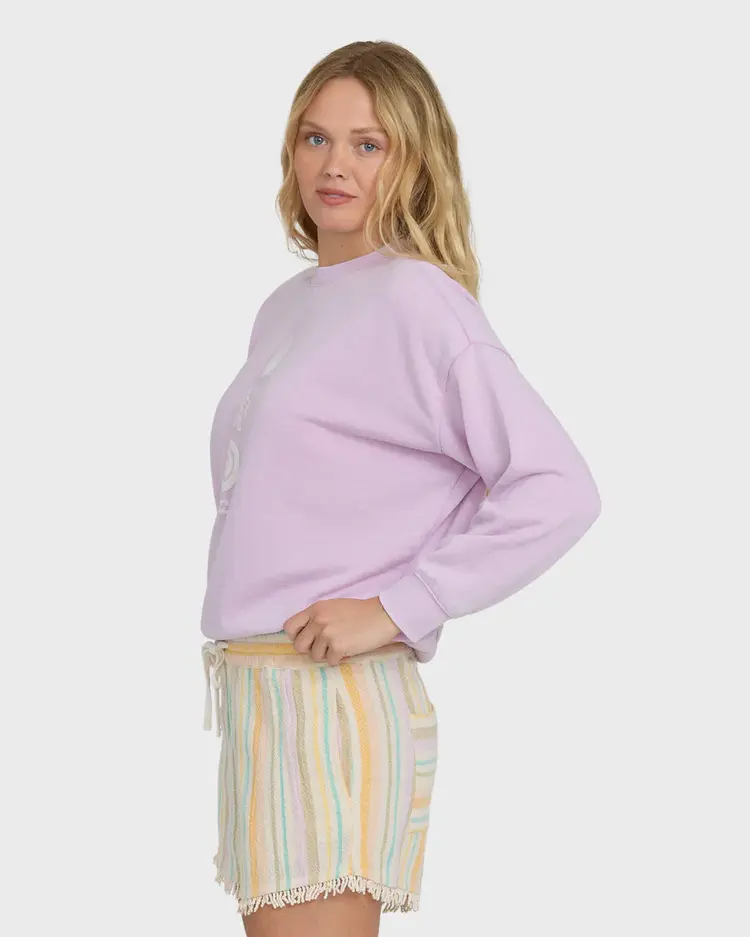 Billabong FEMMES ECHO BURNOUT CREWNECK SWEATSHIRT