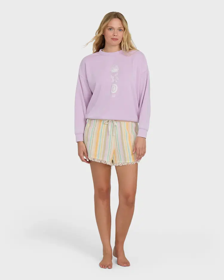 Billabong WOMEN'S ECHO BURNOUT CREWNECK SWEATSHIRT