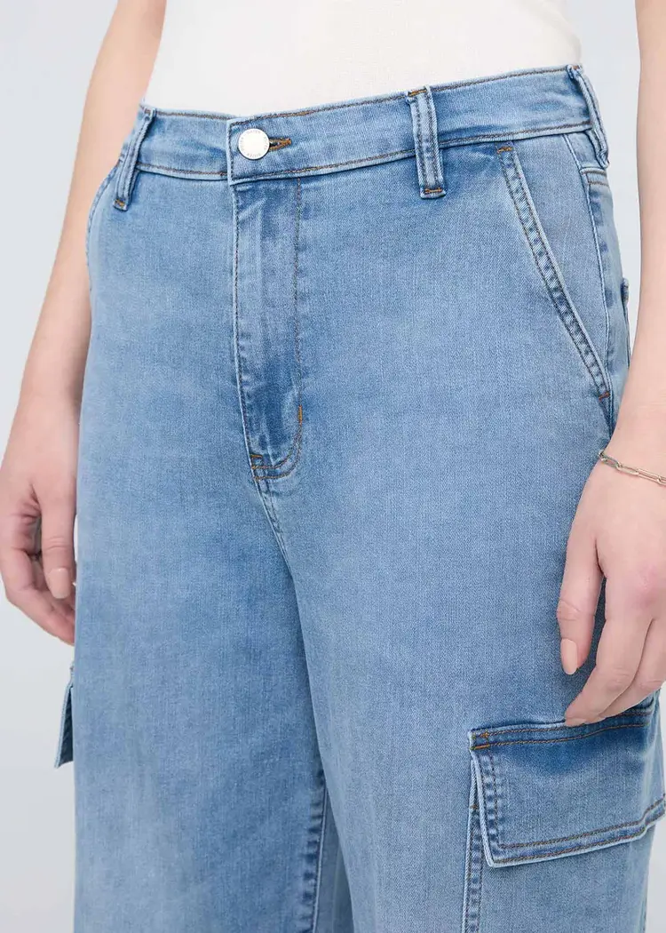 Du/er FEMMES PERFORMANCE DENIM LITE HIGH RISE CARGO