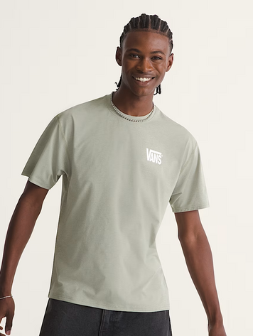 Vans HOMMES OUTLINE HYBRID T-SHIRT SOFT SAGE GREEN