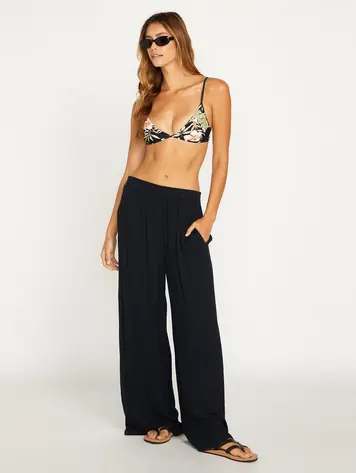Volcom WOMEN'S STONESHINE JUNKI PANTS BLACK