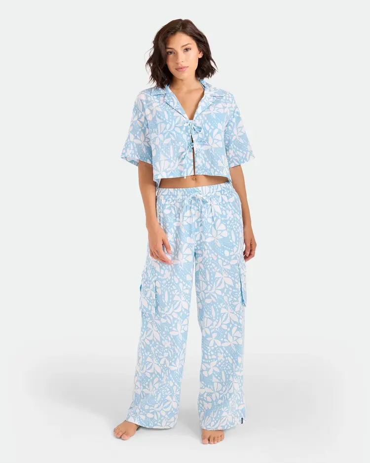 Volcom FEMMES TIED UP CROP SHIRT