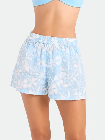 Volcom WOMEN'S FUNTASTICAL GAUZE SHORTS SUMMER SONG