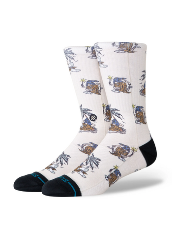 Stance MEN'S CASTAWAY CREW SOCKS CANVAS