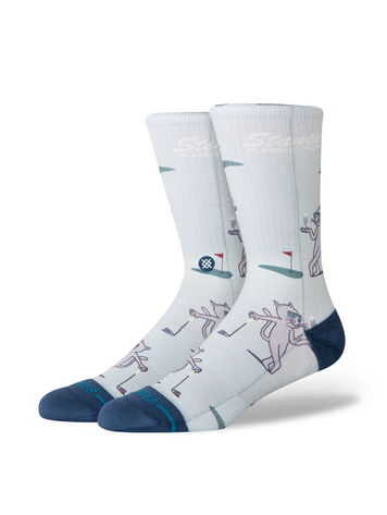 Stance MEN'S PLAYERS CLUB CREW SOCKS GREEN