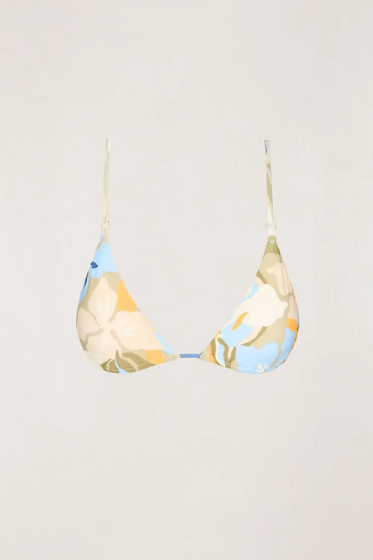 Rhythm WOMEN'S BLANCA FLORAL SLIDE TRI TOP