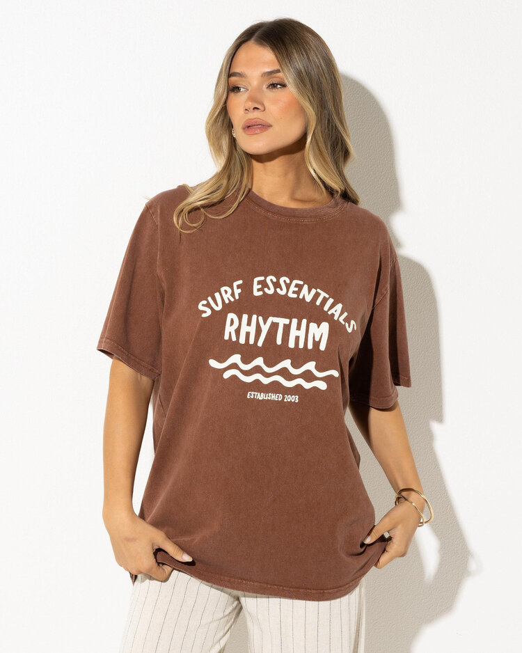 Rhythm FEMMES SURF ESSENTIALS OVERSIZED T-SHIRT