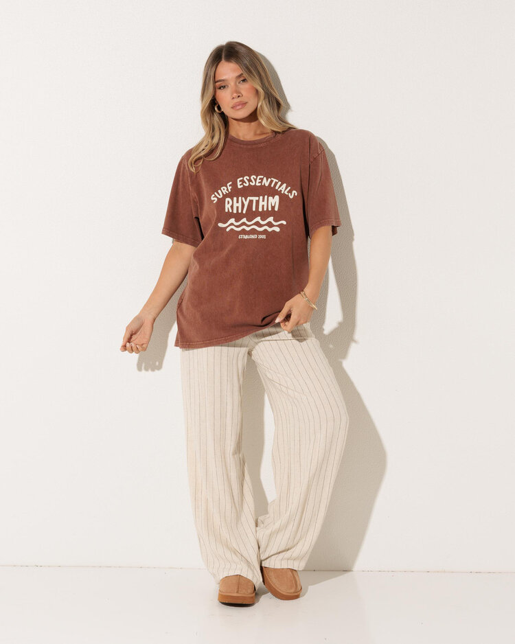 Rhythm FEMMES SURF ESSENTIALS OVERSIZED T-SHIRT