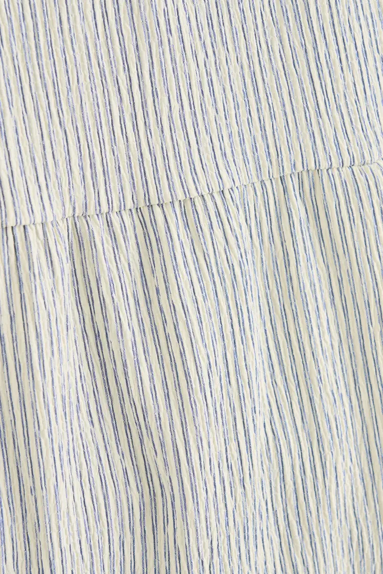 Rhythm WOMEN'S DRIFTWOOD STRIPE RUFFLE MIDI SKIRT
