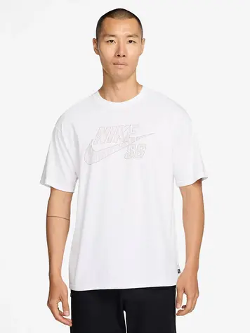 Nike SB HOMMES LOGO FILL TEE WHITE/NEUTRAL OLIVE
