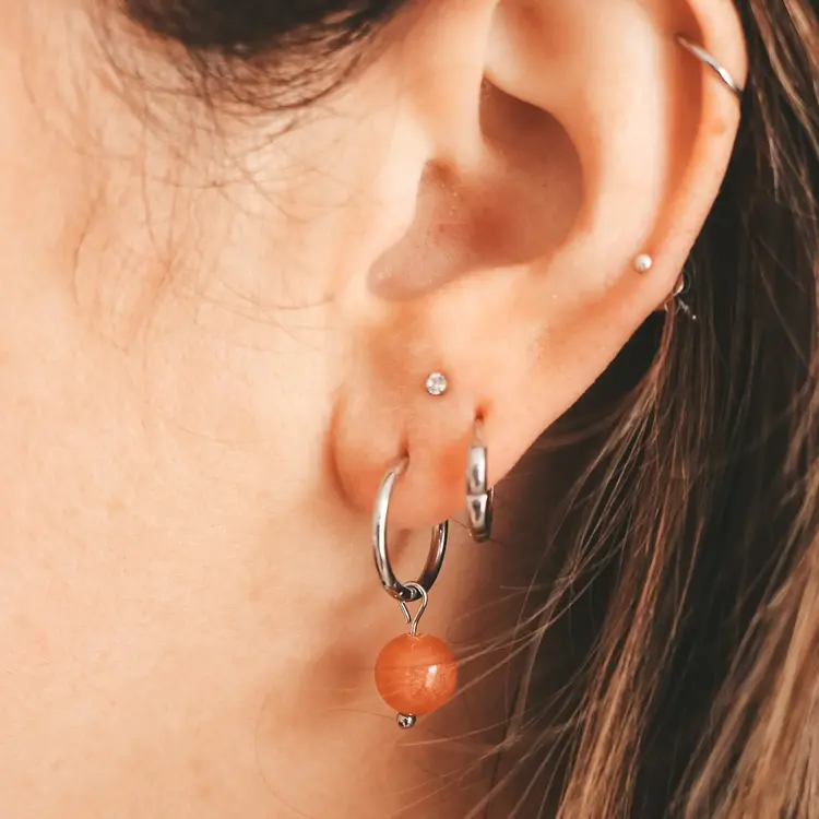 Horace ROCA BURNT ORANGE EARRINGS
