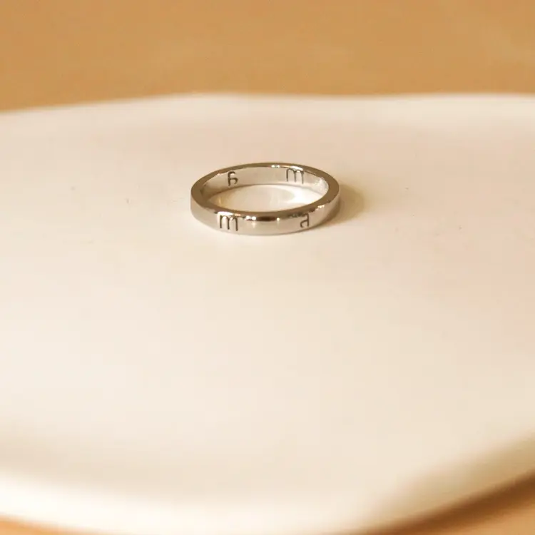 Horace LA JONC MAMA BAGUE ARGENT