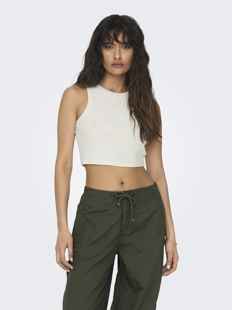 Only WOMEN'S VILMA S/L CROPPED TANK