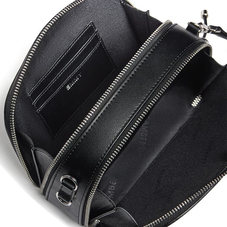 Lambert EMMY SAC BANDOULIÈRE CUIR VEGAN NOIR