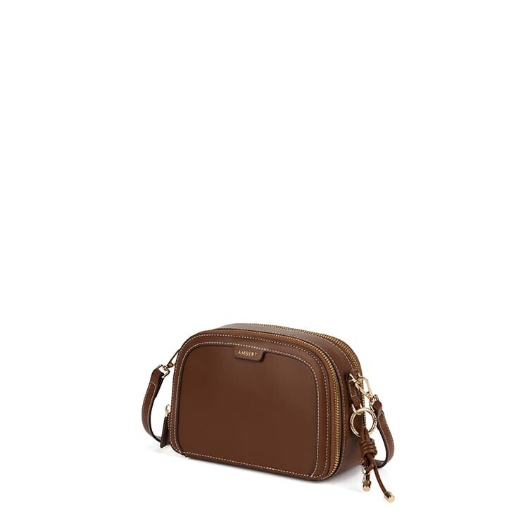 Lambert EMMY SAC BANDOULIÈRE CUIR VEGAN HAZELNUT