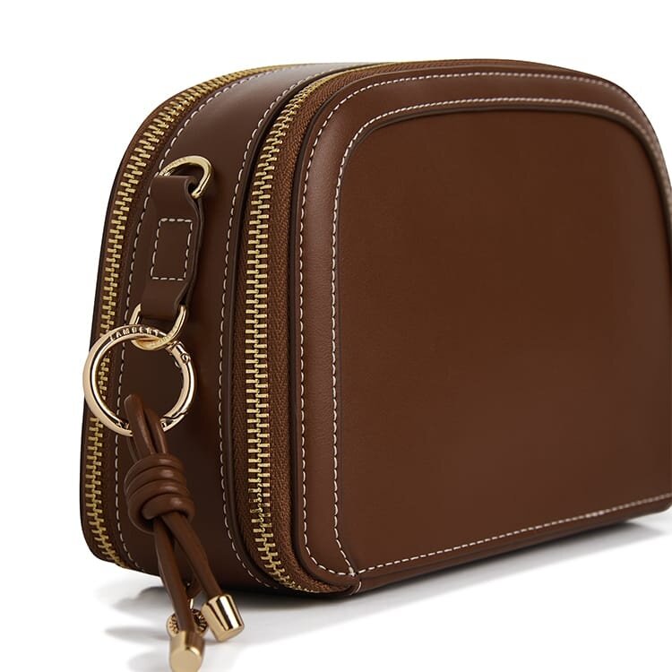 Lambert EMMY VEGAN LEATHER CROSSBODY BAG HAZELNUT