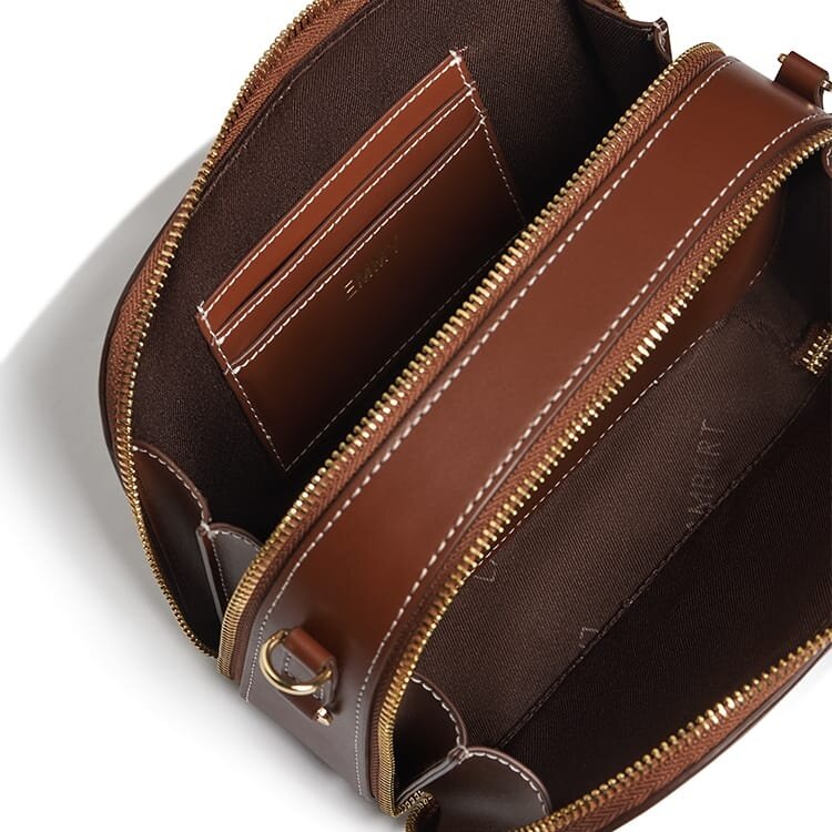Lambert EMMY VEGAN LEATHER CROSSBODY BAG HAZELNUT