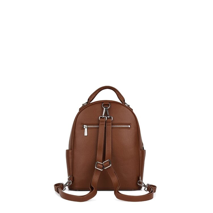 Lambert THE MAUDE 3-IN-1 VEGAN LEATHER BACKPACK HAZELNUT