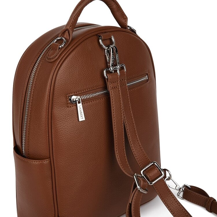 Lambert THE MAUDE 3-IN-1 VEGAN LEATHER BACKPACK HAZELNUT