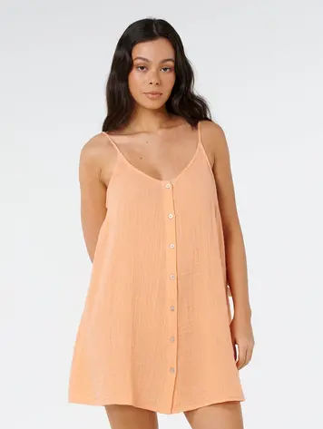 RIP CURL WOMEN'S PREMIUM SURF COVER UP PAPAYA