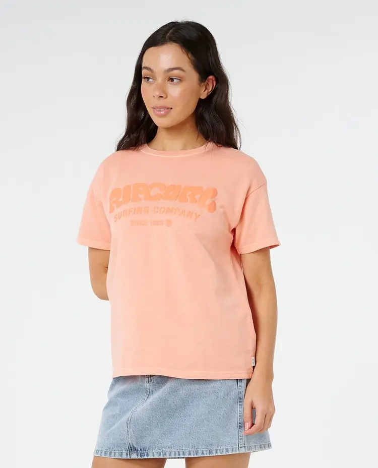 RIP CURL WOMEN'S SURF PUFF PARTY PACK RELAXED TEE
