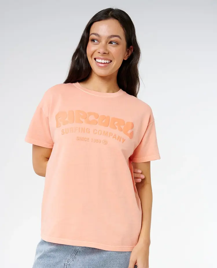 RIP CURL WOMEN'S SURF PUFF PARTY PACK RELAXED TEE